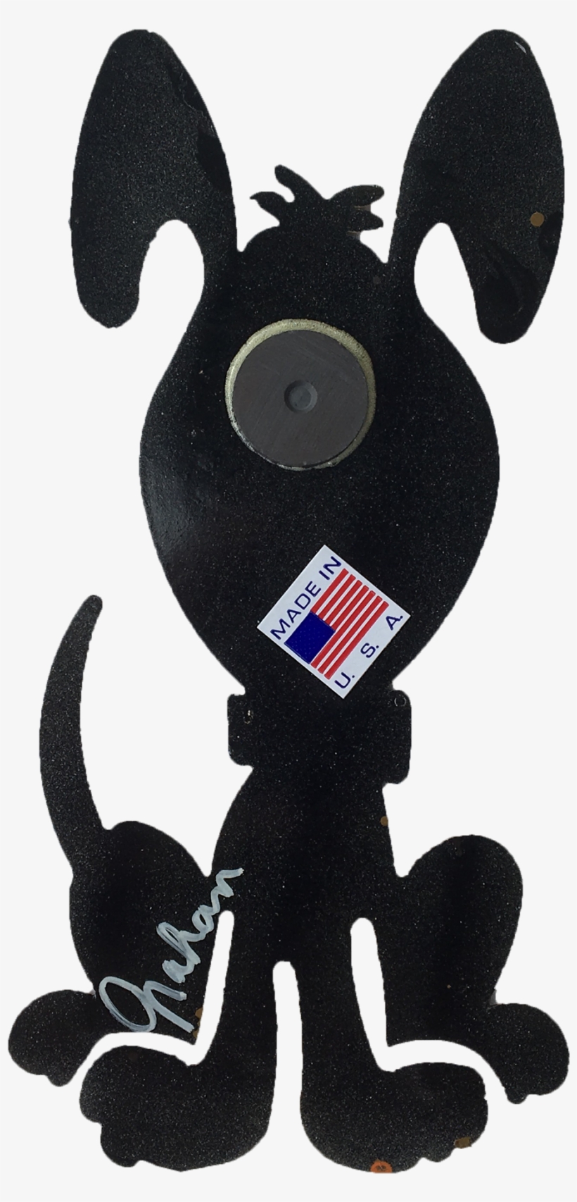 Happy Dog Metal Art Magnet Metal Art - Art, transparent png