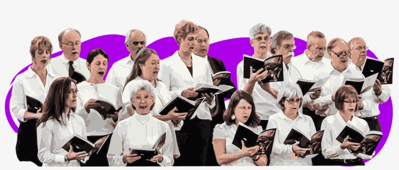 The Senior Choir Leads The Church In The Singing Of - Performance, transparent png