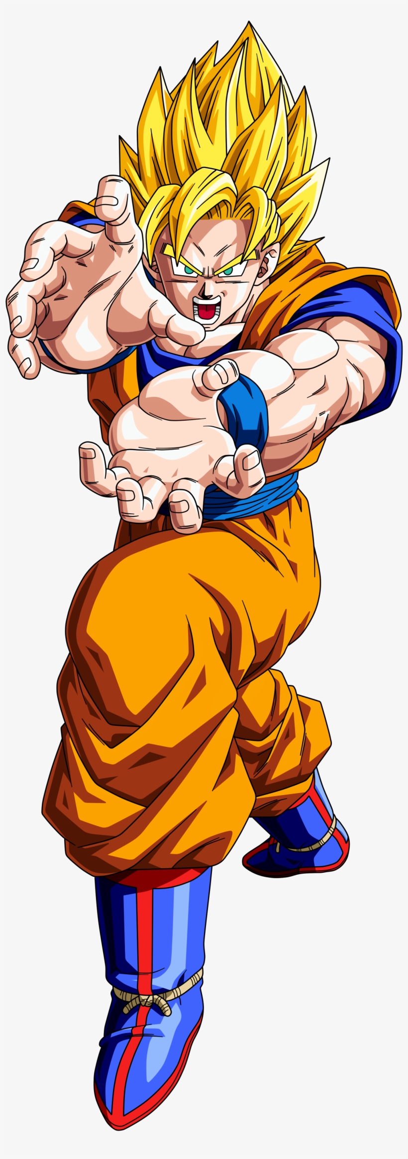 Spoiler, Click To Toggle Visibilty - Dragon Ball Z Goku Ssj Png, transparent png