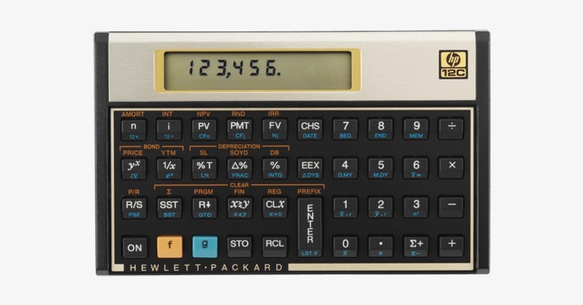 Hp 12c Calculator, transparent png