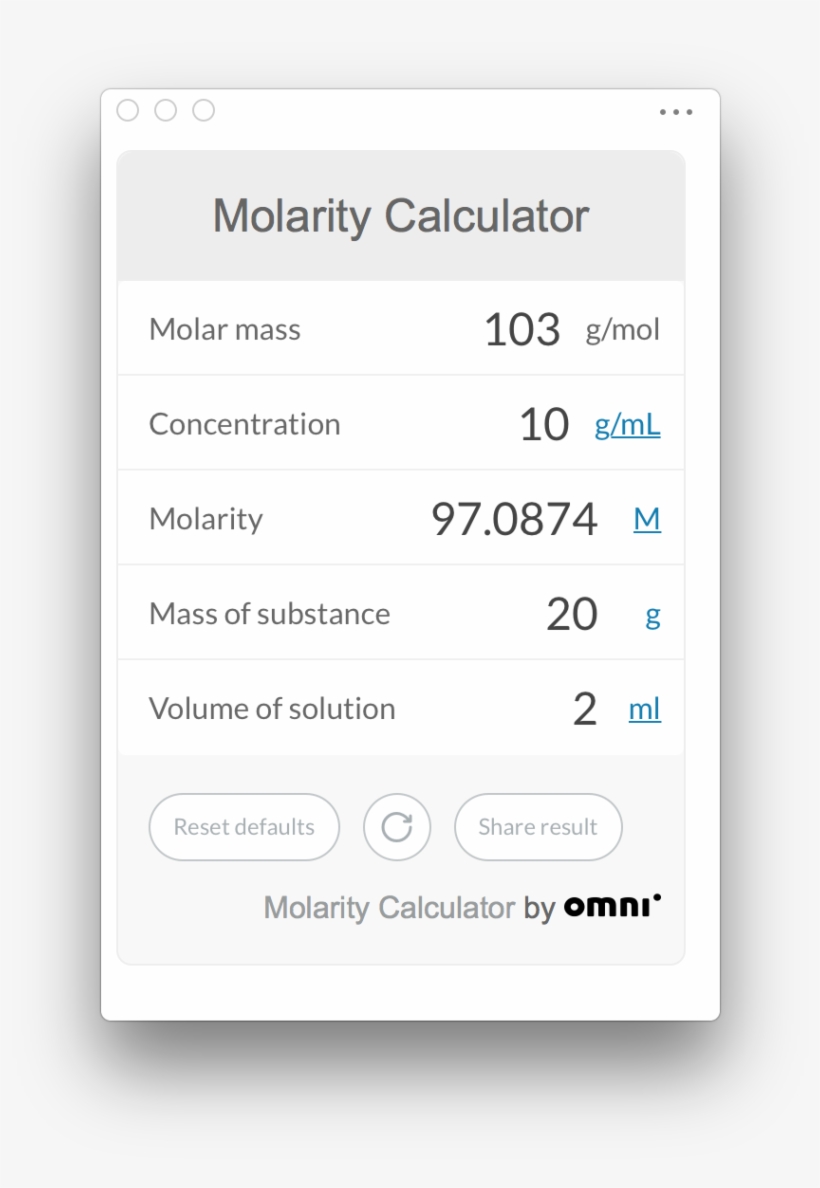 Molarity Calculator - Calculator, transparent png