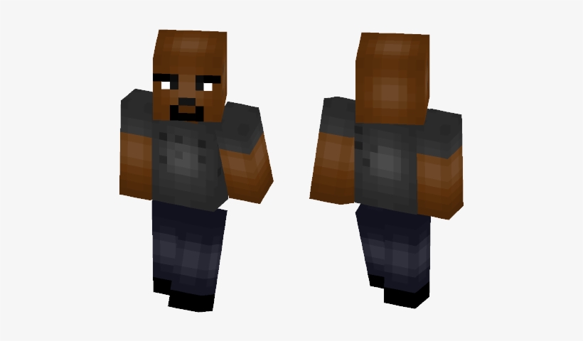 Marvel's Luke Cage [with Muscles] - Spiderman Ps4 Minecraft Skin, transparent png
