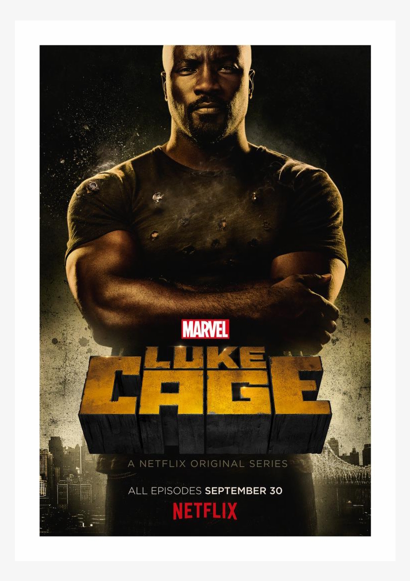 Mike Colter - Luke Cage - Cage 11x17 Mini Movie Poster, transparent png