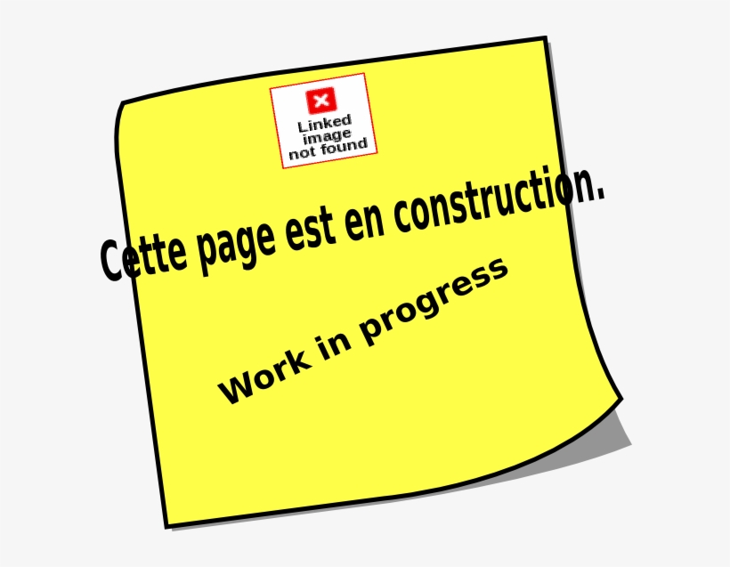 How To Set Use Work In Progress French Logo Clipart, transparent png