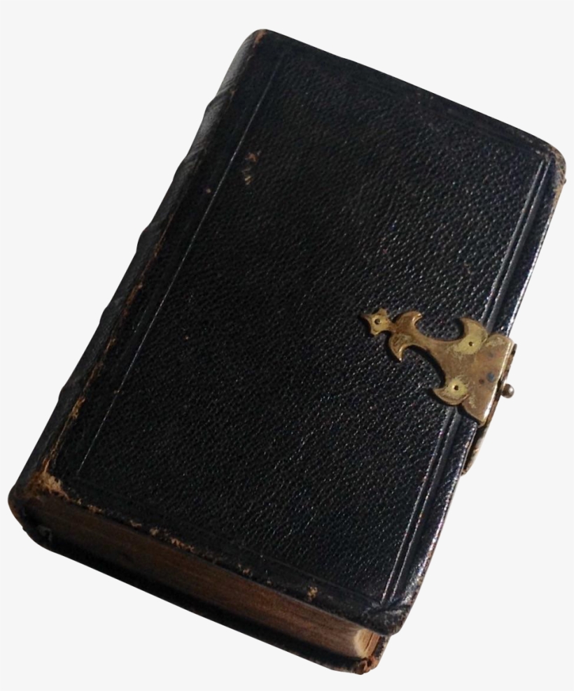 Victorian 1857 Leather Protestant Episcopal Book Of - Fashion, transparent png