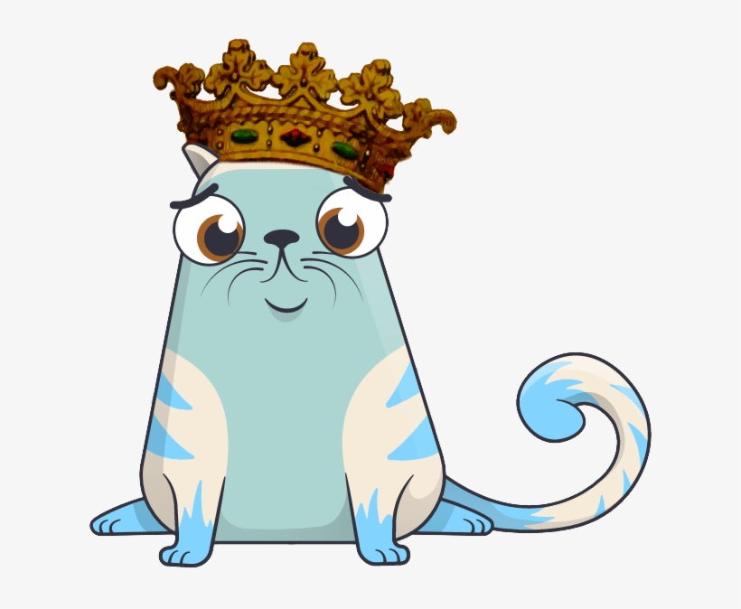 Cryptokitty Sad Crown Png - Cryptokitties, transparent png