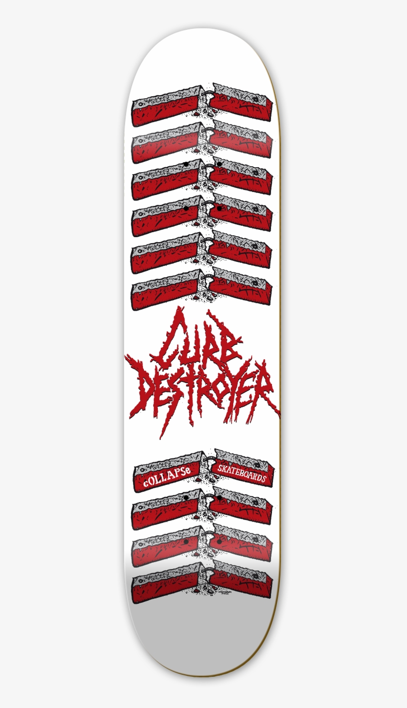 Curbdestroyer - Skateboard, transparent png
