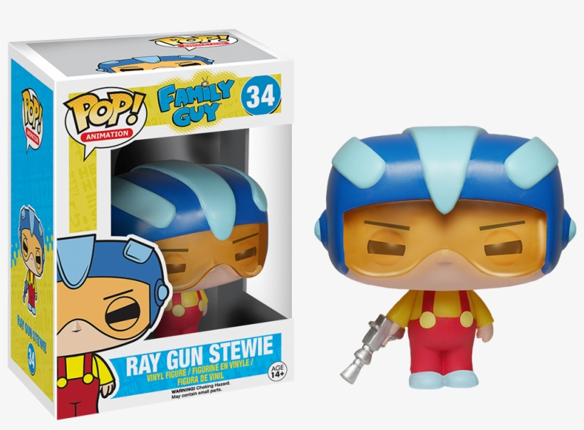 Ray Gun Stewie Griffin Pop Vinyl Figure - Family Guy Funko Pop, transparent png