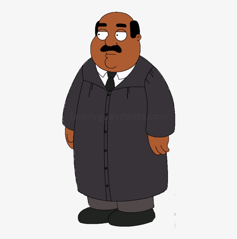 Judge Blackman - Cartoon, transparent png