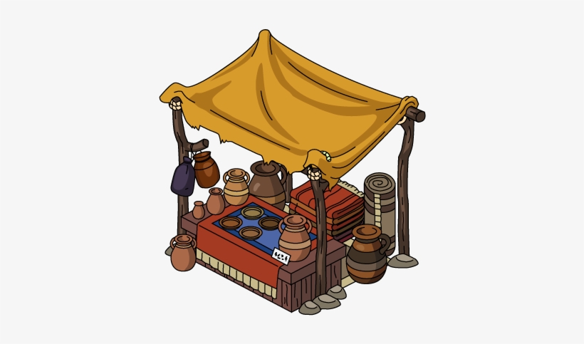 Building Antiquities Bazaar - Cartoon, transparent png