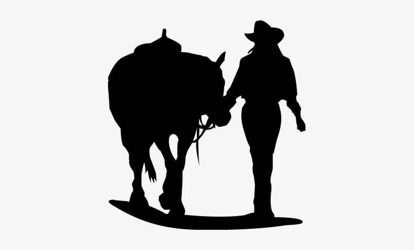 Image Transparent Stock Seek The Lord And Live Amos - Horse And Cowgirl Silhouette, transparent png