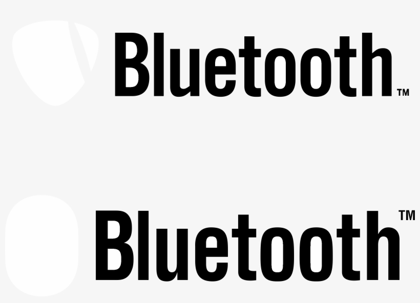 Bluetooth Logo Black And White - Bluetooth Logo, transparent png