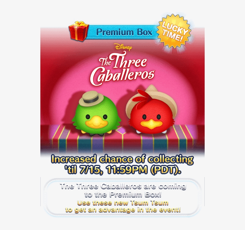 Two Of The Three Caballeros Will Be Obtainable Through - Disney-three Caballeros (dvd), transparent png