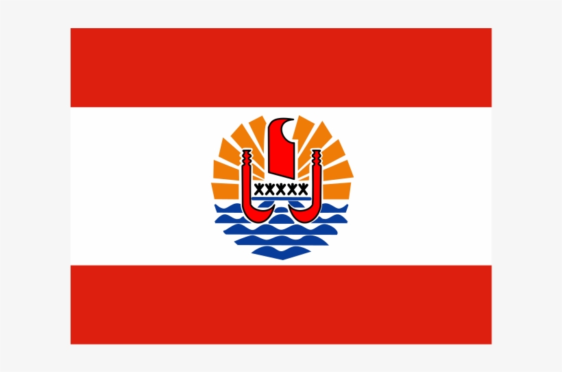 Flag Of French Polynesia Logo Png Transparent - Tahiti Flag, transparent png