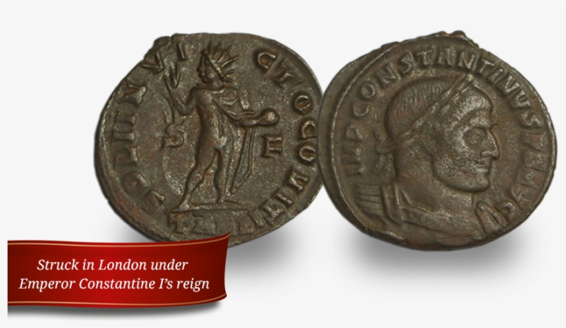 A Genuine Roman Follis Coin From The Era Of Emperor - Bronze, transparent png