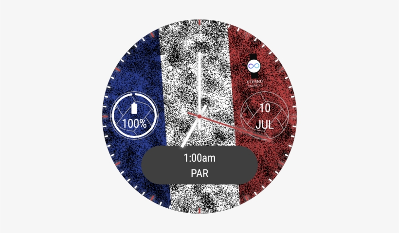 French Flag Watch Face - Google Play, transparent png