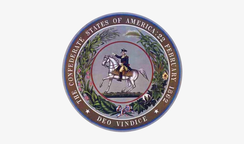 Seal Of The Confederate States Of America - Great Seal Of The Confederate States Of America, transparent png