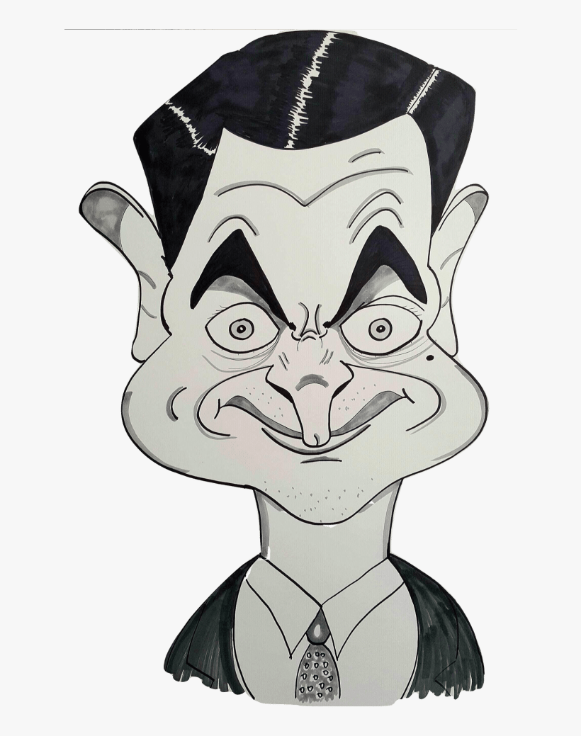 Mr Bean - Caricature Drawing, transparent png