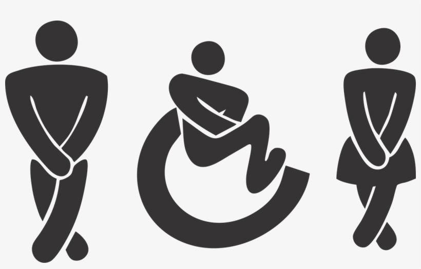 Bathroom Sign - Frequent Urination, transparent png