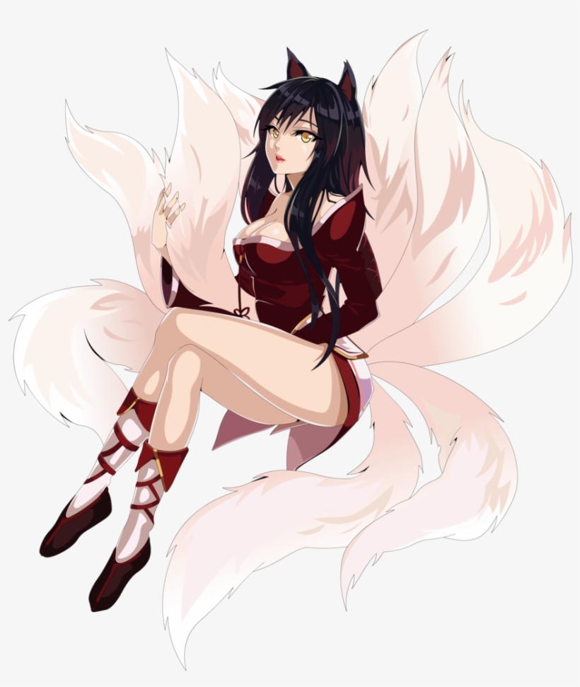 Ahri League Of Legends By Grindmx-d54hirk - Ahri League Of Legends Png, transparent png