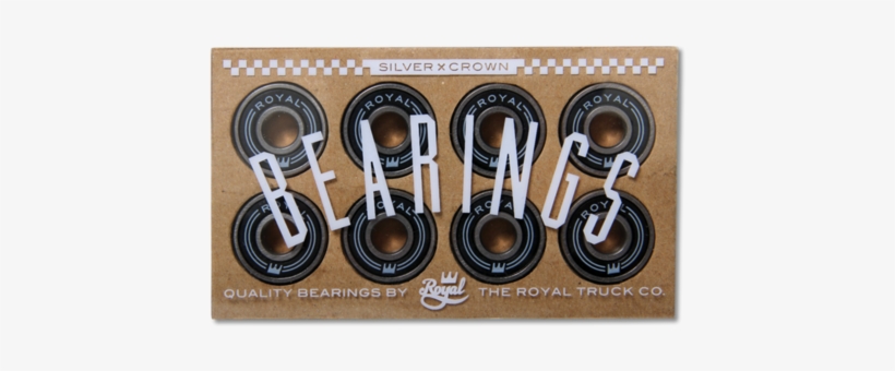 Royal Silver Crown Skateboard Bearings - Royal Skate Bearings, transparent png