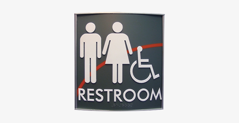 Bathroom Signs For Business - Washroom Sign, transparent png