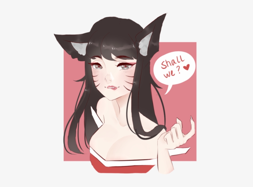 Ahri Commission - Cartoon, transparent png