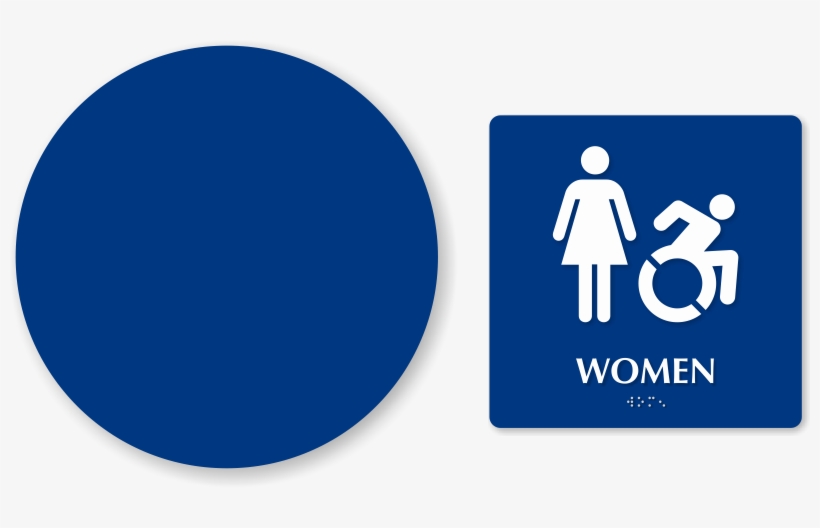 Transparent Californa Sign - Accessible Bathroom Sign, transparent png