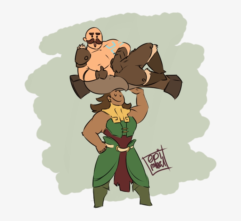 151kib, 794x882, 1449446432125 - League Of Legends Braum Illaoi, transparent png
