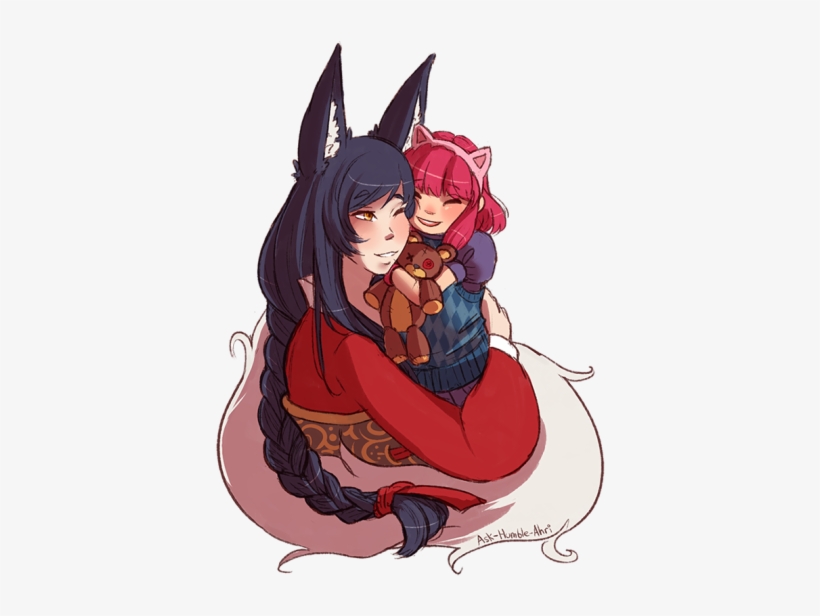New Bg Image For My Blog With Updated Ahri Look And - Cartoon, transparent png