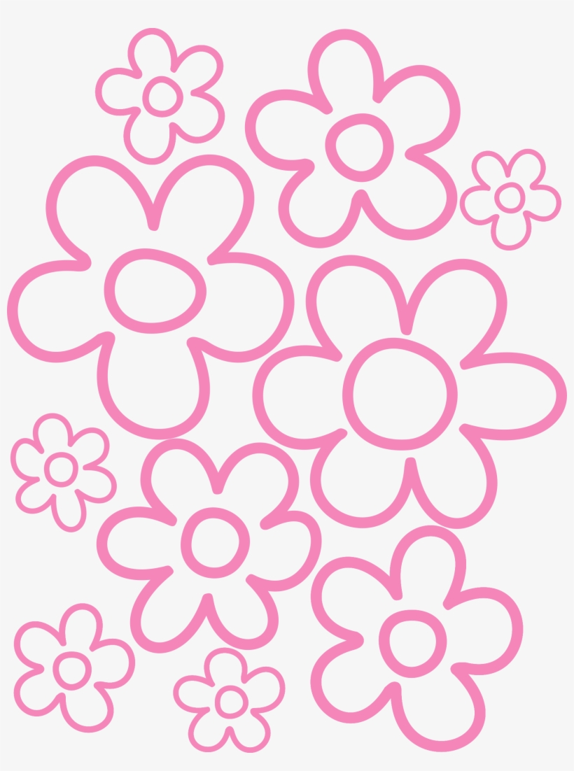 Florecitas Png - Silueta Florecita, transparent png