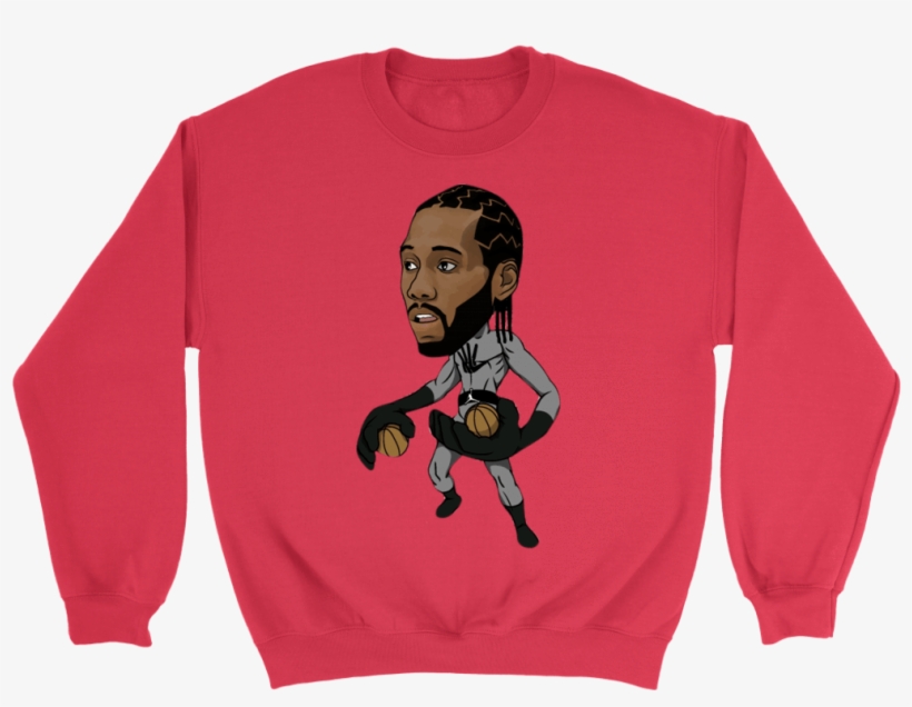 Crewneck Sweatshirt / Red / S Kawhi The Klaw Sweatshirt - Don T Let Your President Get Your Ass Whooped Hoodie, transparent png