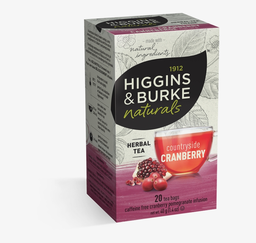 Higgins And Burke Cranberry Pomegranate Tea, transparent png