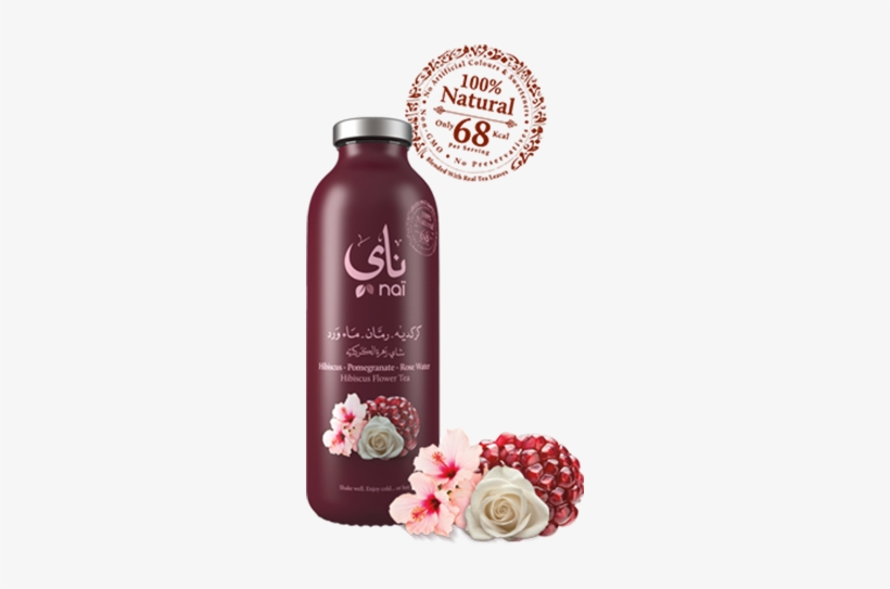 Hibiscus, Pomegranate & Rose - Nai Drink, transparent png