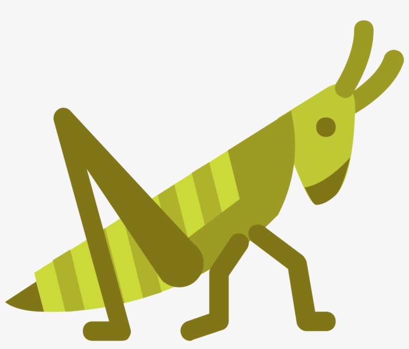 Grasshopper Clipart Pencil - Grasshopper Logo Line, transparent png