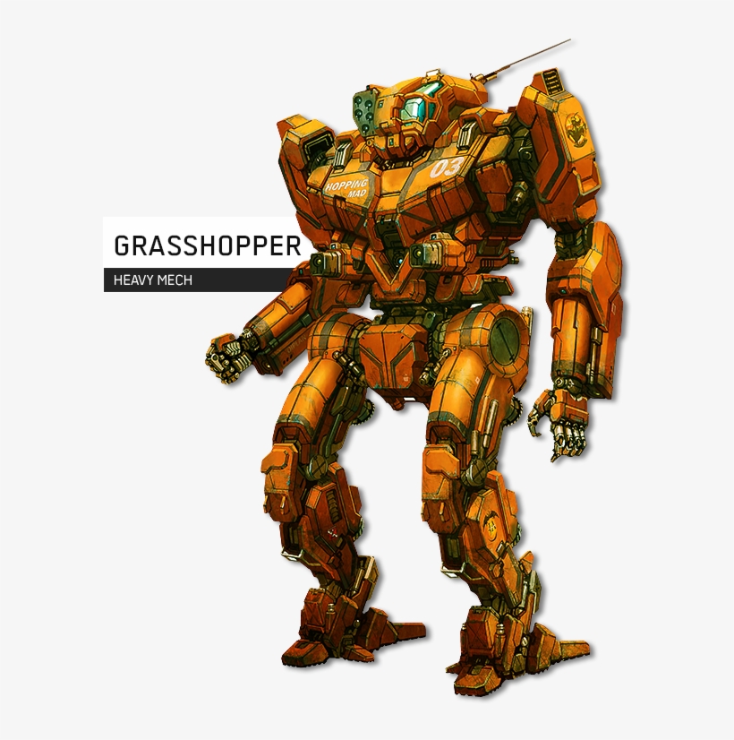 Mwo Grasshopper - - Battletech Grasshopper, transparent png