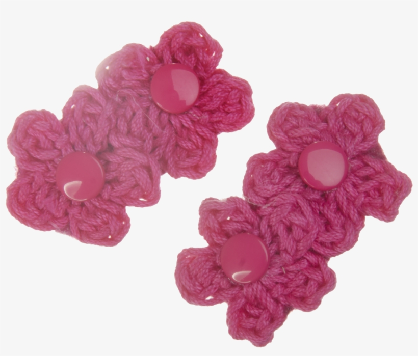 Broche Florecitas Tejidas 2 Piezas - Artificial Flower, transparent png