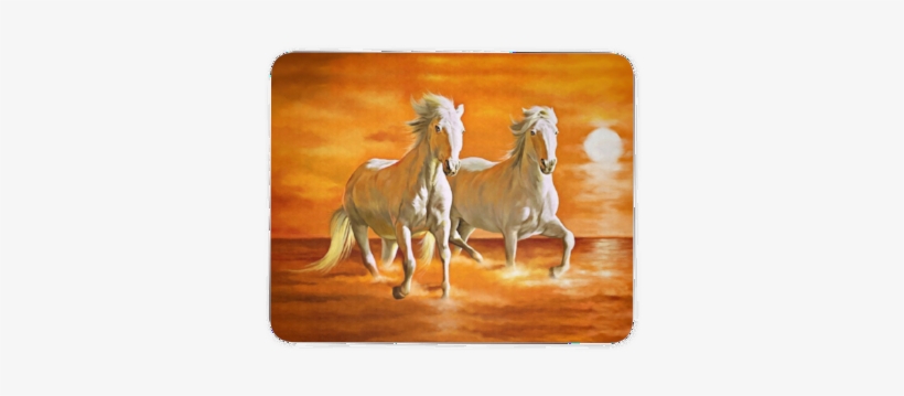 White Horse Painting Vastu, transparent png
