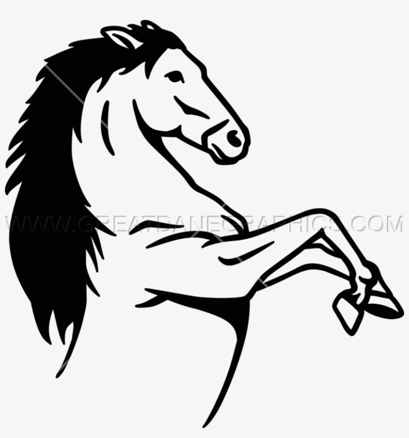 Banner Freeuse Stock Production Ready Artwork For T - Bronco Black And White Transparent, transparent png
