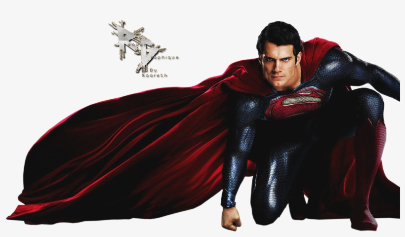 Render Superman Man Of Steel Cape Rouge Bleu - Superman Png Transparent, transparent png