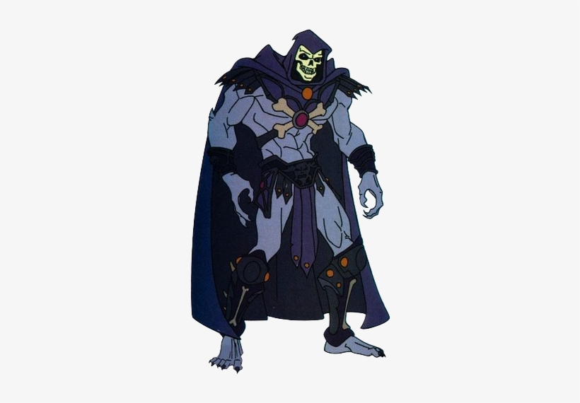 He Man Skeletor Model Sheet With Cape Without Cape - Ainz Ooal Gown Skeletor, transparent png