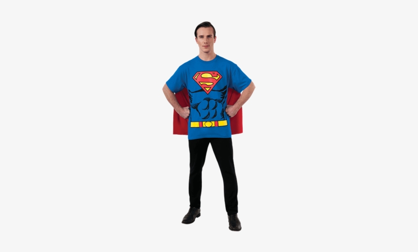 Adult Superman Cape T-shirt - Villains Costume, transparent png
