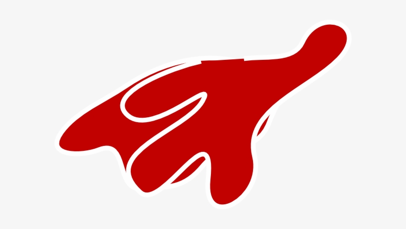 Super Hero Red Cape Clip Art At Clker - Cape Super Heros Png, transparent png
