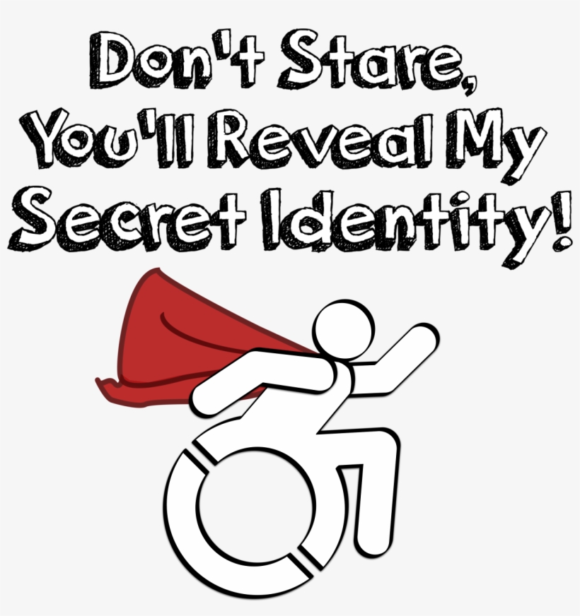 [image Of The Wheelchair Logo In A Superhero Stance - Wheelchair Superhero, transparent png
