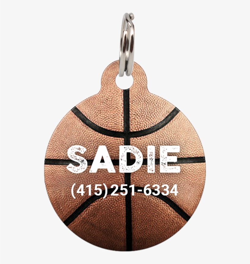 Vintage Basketball Sports Dog Id Tag For Pets - Dog, transparent png