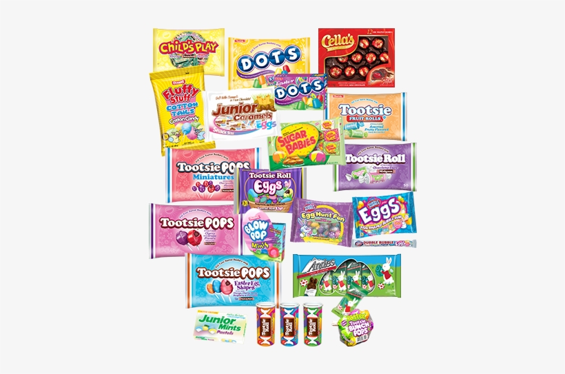 Easter - Tootsie Pops Easter Miniatures, 9 Oz Bag, transparent png