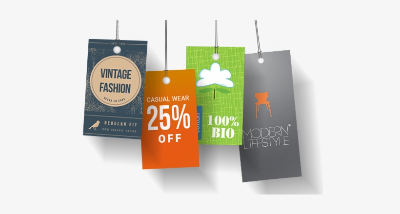 Custom Clothing Hang Tag Printing - Hangtags For Clothing, transparent png