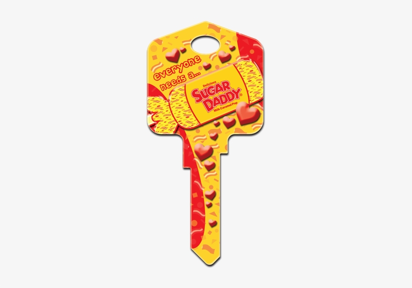 Kw1 Sugar Daddy - Key Blank, transparent png