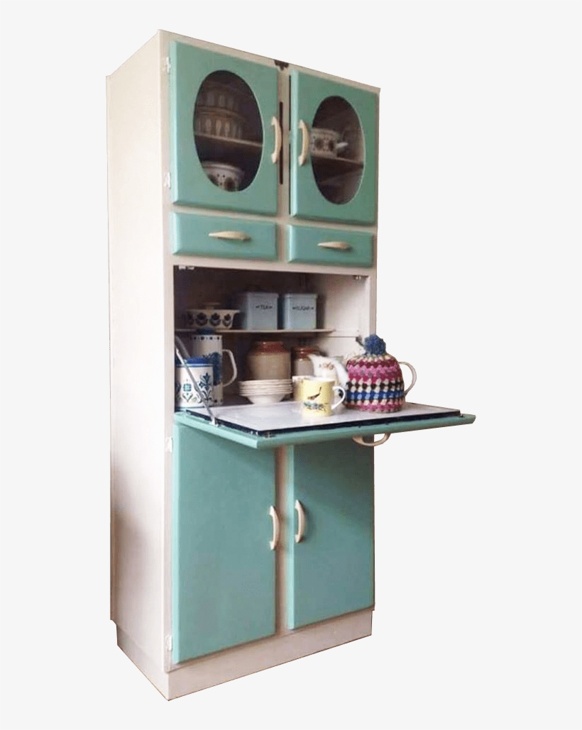 Vintage Kitchen Unit Transparent Image - Small Larder Cupboard, transparent png