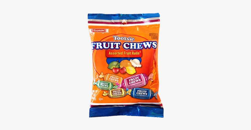 Tootsie Fruit Chews Assorted Fruit Rolls Candy, 164g - Tootsie Fruit Chews 164g, transparent png